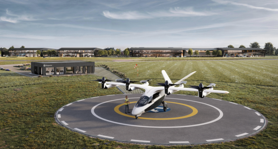 低空企业 | Bicester Motion和Skyports的英国首个垂直机场试验台获得绿灯 2 frc d0b3e582c937ccc91e8187646e5fd2df